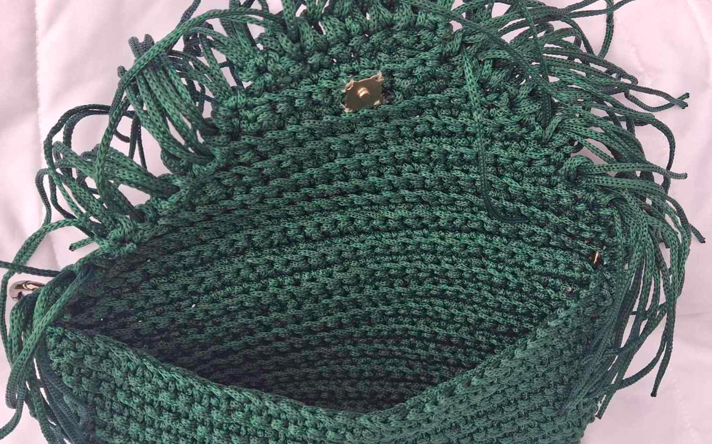 Emerald Essence Handmade Crochet bag