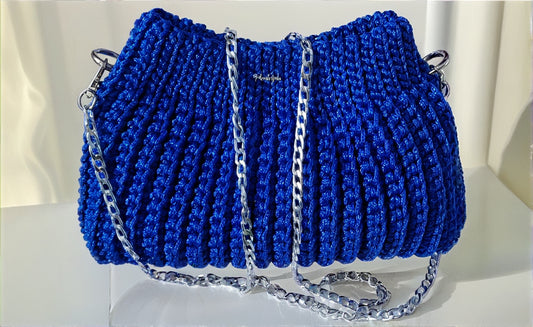 Midnight Breeze Crochet Bag