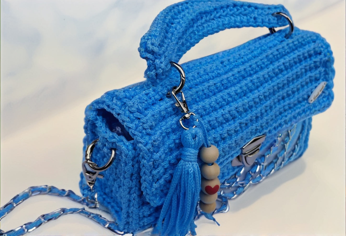 Handmade Crochet Bags (Azure Dream, Blushing Rose, Scarlet Luxe)